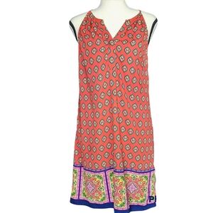 Skies Are Blue A-lined Mini Sleeveless Multicolored Dress Size S
